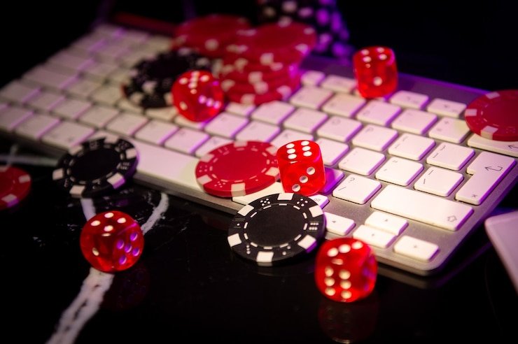 Layar dashboard permainan live dealer dengan meja blackjack berkamera multi-sudut